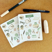 Load image into Gallery viewer, My Cozy Desk Sticker Sheet