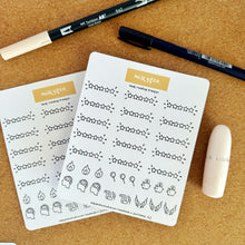 Load image into Gallery viewer, Reading Tracker Sticker Sheet