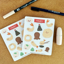 Load image into Gallery viewer, Moody Tempura and Friends Sticker Sheet
