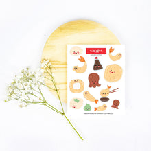 Load image into Gallery viewer, Moody Tempura and Friends Sticker Sheet