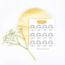 Load image into Gallery viewer, Face Mapping Sticker Sheet
