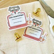 Load image into Gallery viewer, You Survived Another Week of Adulting - Get that Sweet Treat - Waterproof Vinyl Sticker