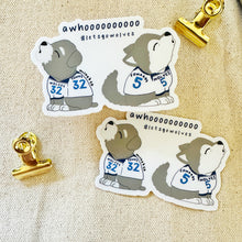 Load image into Gallery viewer, MN Timberwolves Awhoo - Waterproof Vinyl Sticker