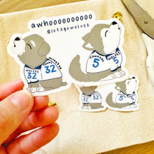 Load image into Gallery viewer, MN Timberwolves Awhoo - Waterproof Vinyl Sticker