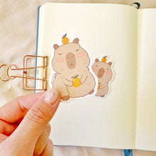 Load image into Gallery viewer, Capybara Waterproof Vinyl Sticker