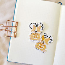 Load image into Gallery viewer, Carbs are Happiness Waterproof Vinyl Sticker
