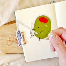 Load image into Gallery viewer, Olive Going Fishing Waterproof Vinyl Sticker