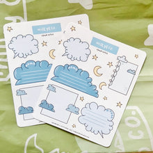 Load image into Gallery viewer, Cloud Notes Sticker Sheet