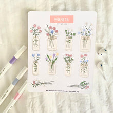 Load image into Gallery viewer, Jar of Spring Florals 2022 Sticker Sheet