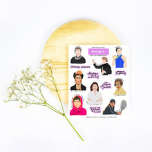 Load image into Gallery viewer, Women's History Month: Women Who Changed the World Part 1 Sticker Sheet