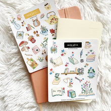 Load image into Gallery viewer, Butterflies and Books Sticker Sheet