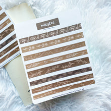 Load image into Gallery viewer, Winter Florals 2021 Washi Strips