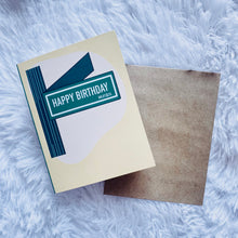 Load image into Gallery viewer, Happy Birthday | Green Sign Greeting Card