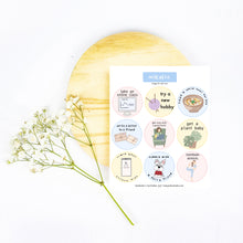 Load image into Gallery viewer, Things for Self Care Sticker Sheet