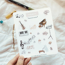 Load image into Gallery viewer, A Classical Melody Sticker Sheet