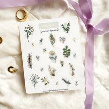 Load image into Gallery viewer, Winter Florals Sticker Sheet