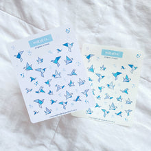 Load image into Gallery viewer, Origami Cranes Sticker Sheet