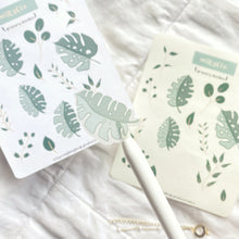Load image into Gallery viewer, Greenery Doodles Sticker Sheet