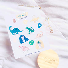 Load image into Gallery viewer, Dino Friends Sticker Sheet