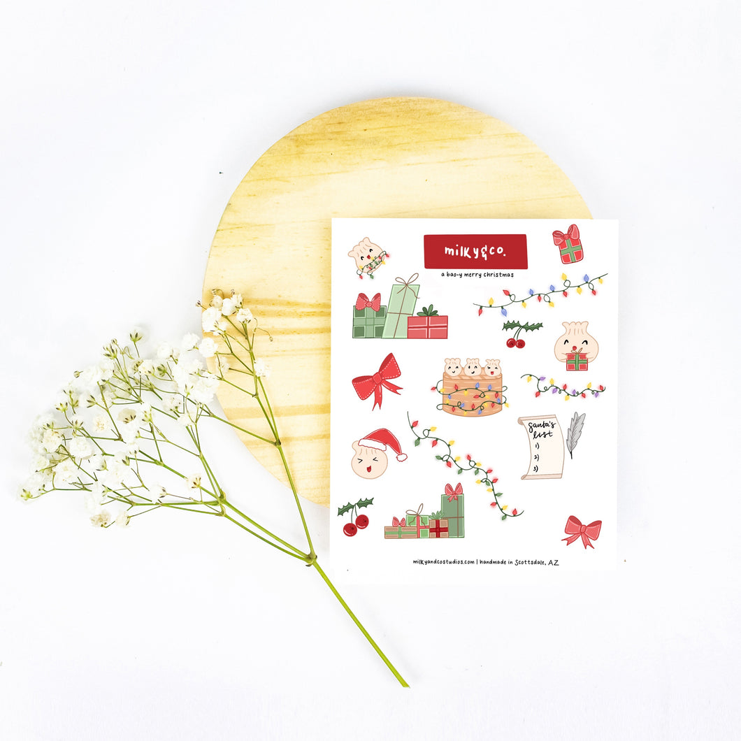 A Bao-y Merry Christmas - Sticker Sheet