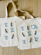 Load image into Gallery viewer, Theo with Boba Tote Bag
