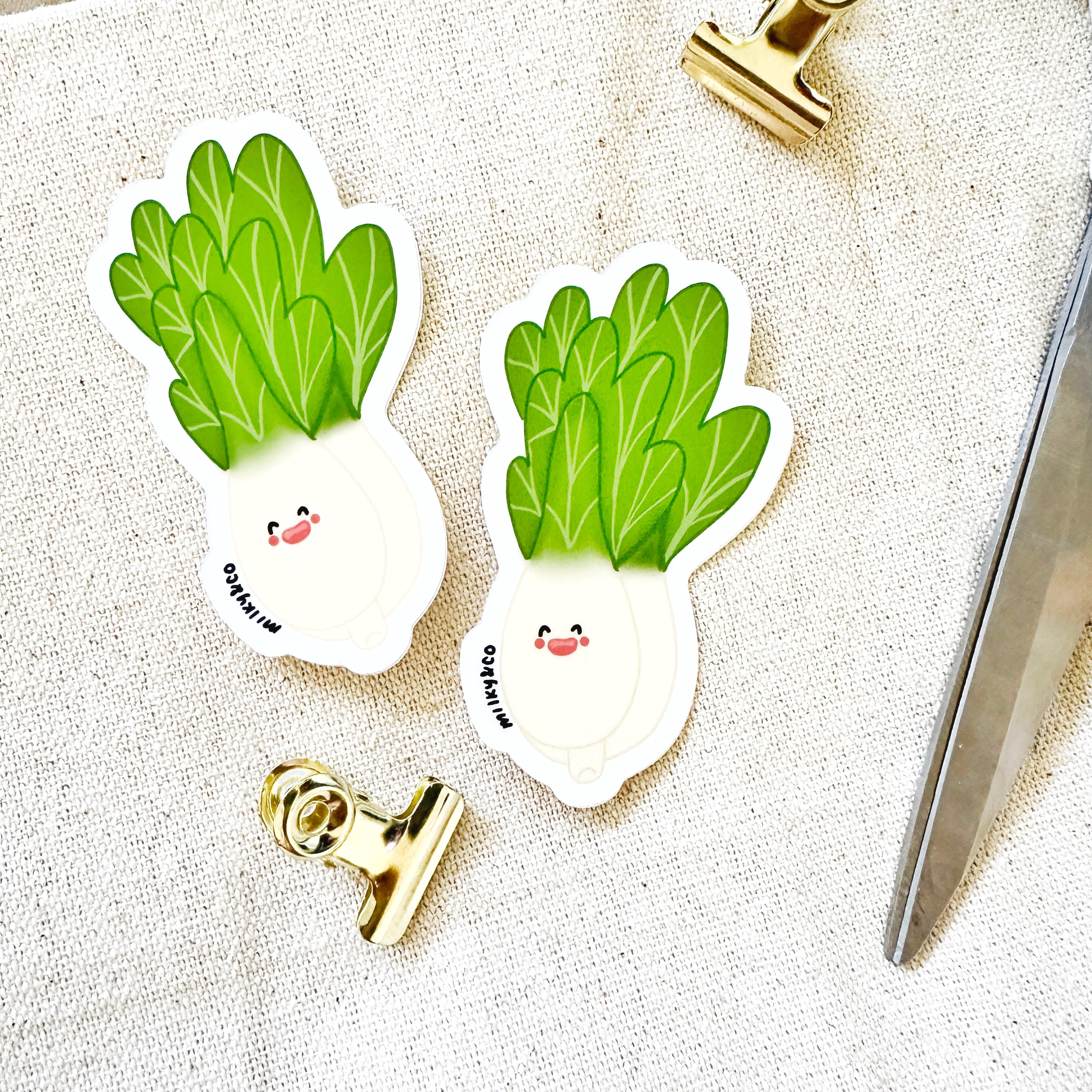 Lil Radish - Waterproof Vinyl Sticker – Milky and Co. Studios
