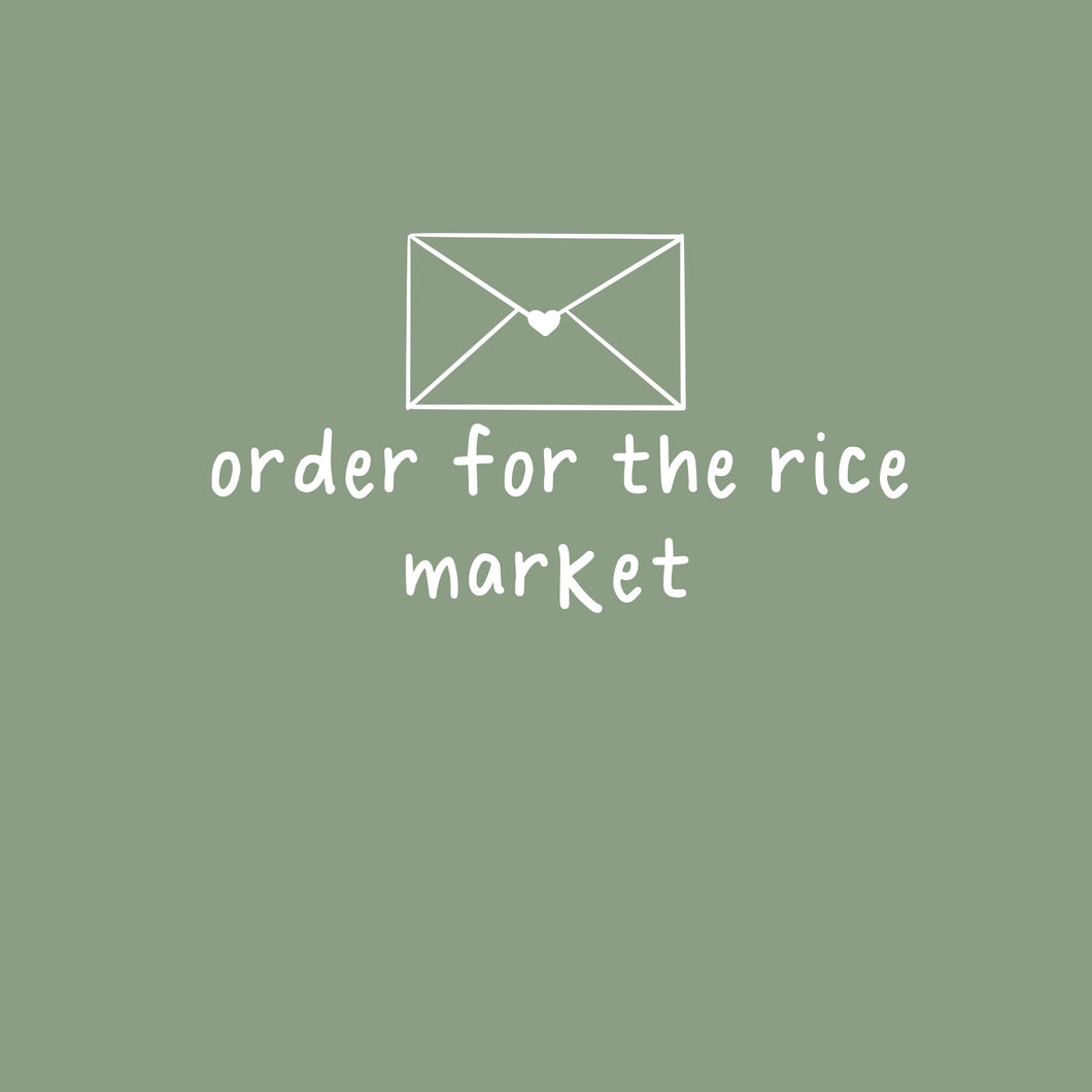 Order for The Rice Market