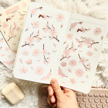 Load image into Gallery viewer, Cherry Blossoms Sticker Sheet
