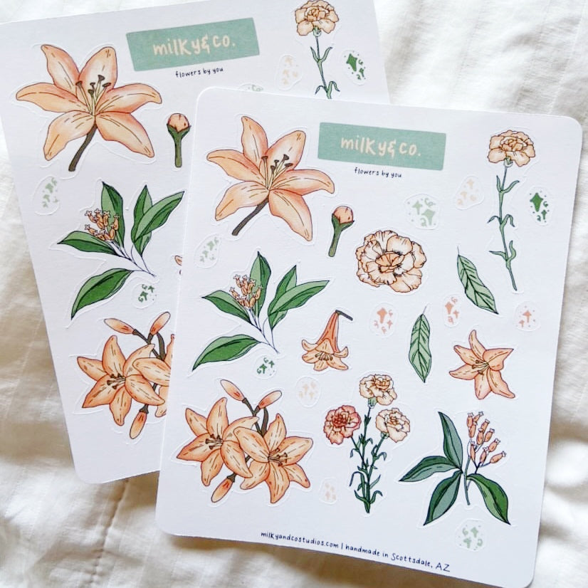 Flowers by You Sticker Sheet