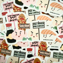 Load image into Gallery viewer, Asian Foods for Abortion Sticker : Abortion Funds Fundraiser
