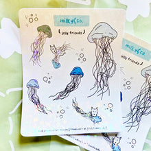 Load image into Gallery viewer, Jellyfish Friends Sticker Sheet
