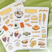 Load image into Gallery viewer, Asian Comfort Foods Sticker Sheet
