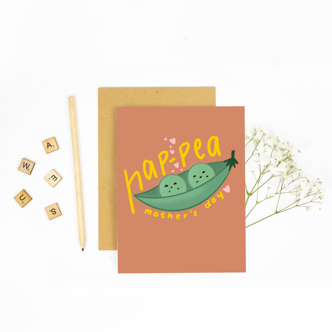Hap-Pea Mother's Day - Mother's Day Card