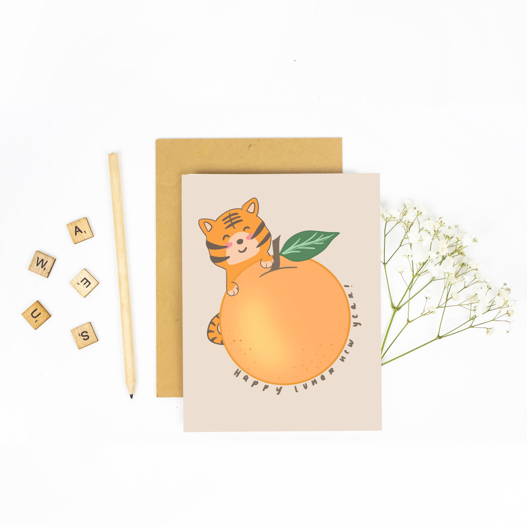 Happy Year of the Tiger - Lunar New Year Greeting Card