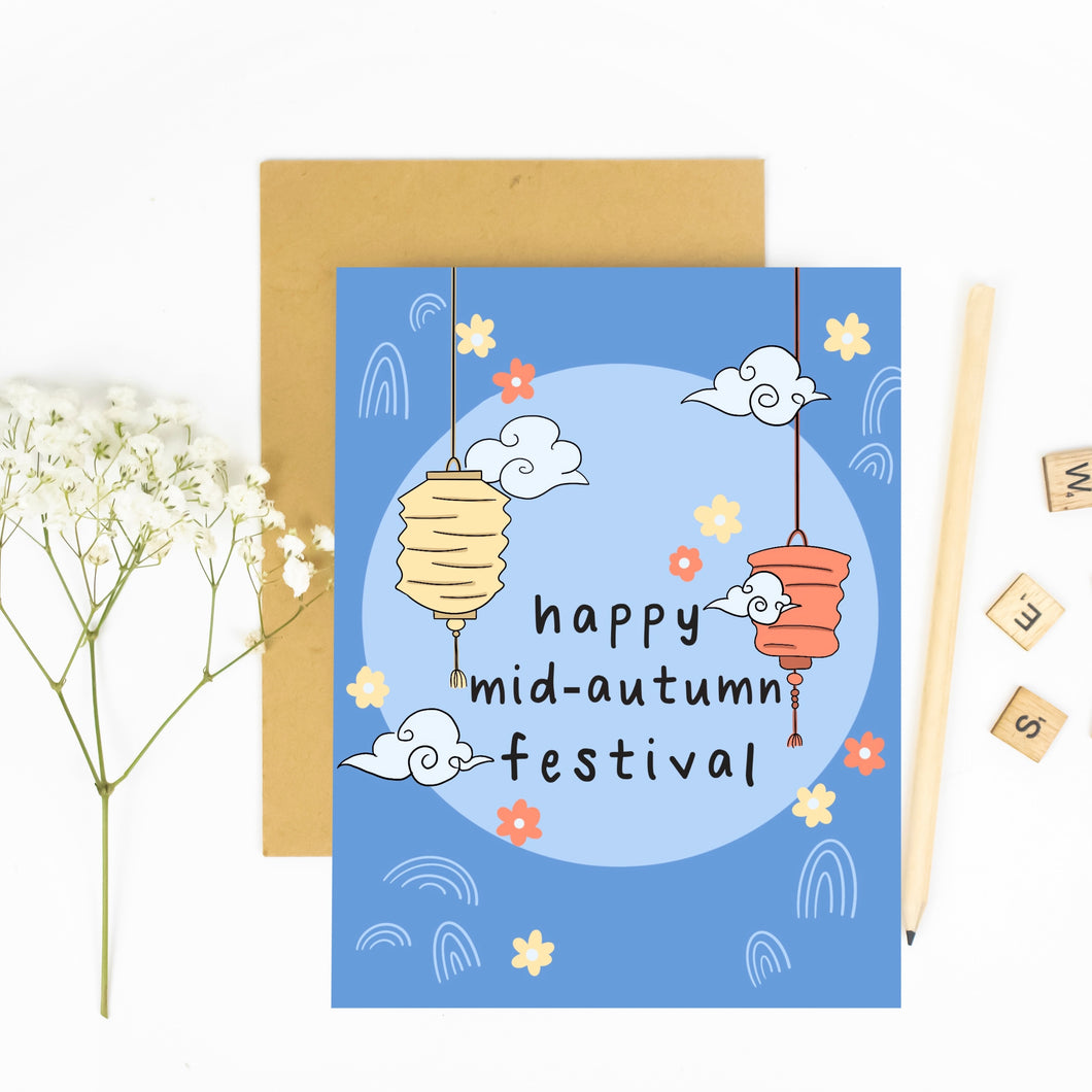 Happy Mid-Autumn Festival Greeting Card