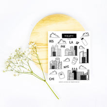 Load image into Gallery viewer, City Life Sticker Sheet

