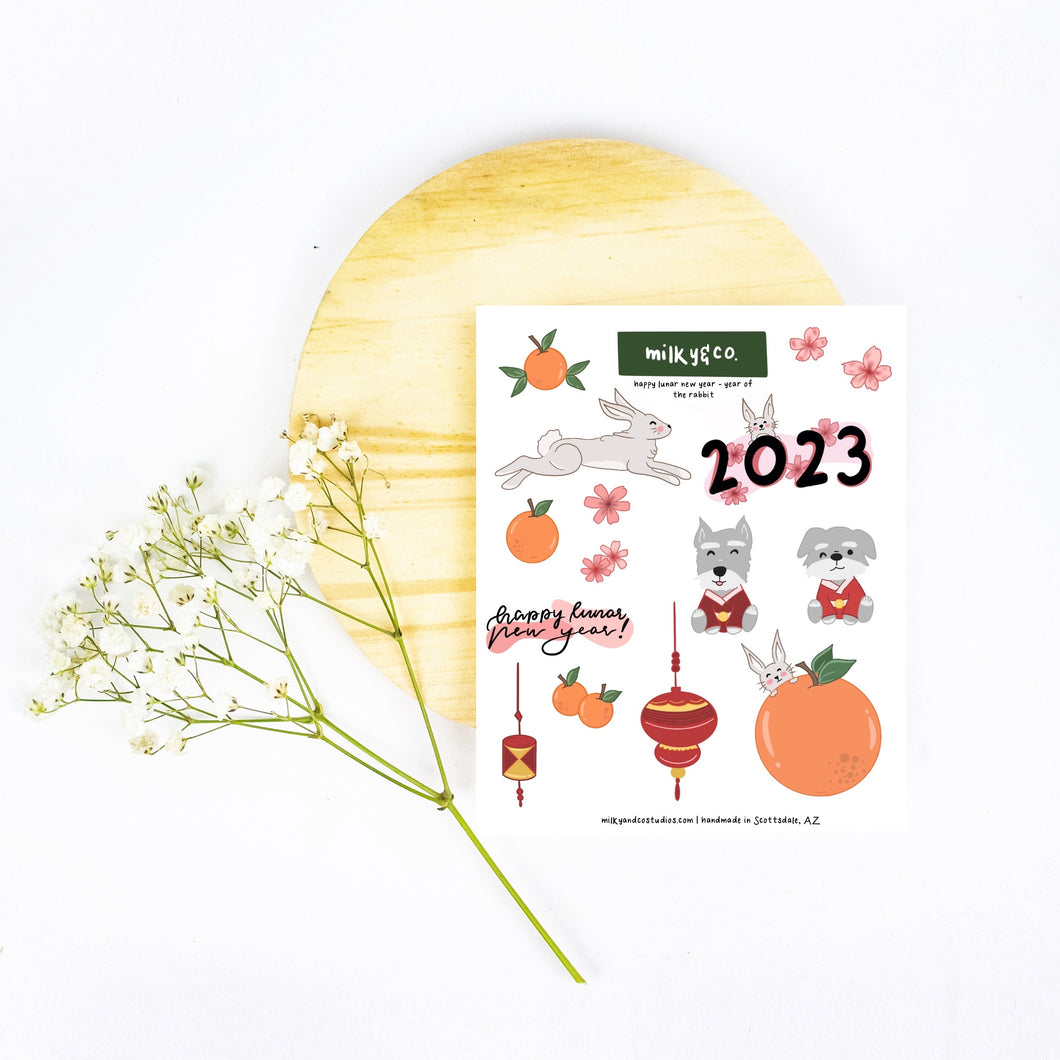 Happy Lunar New Year 2023 - Sticker Sheet