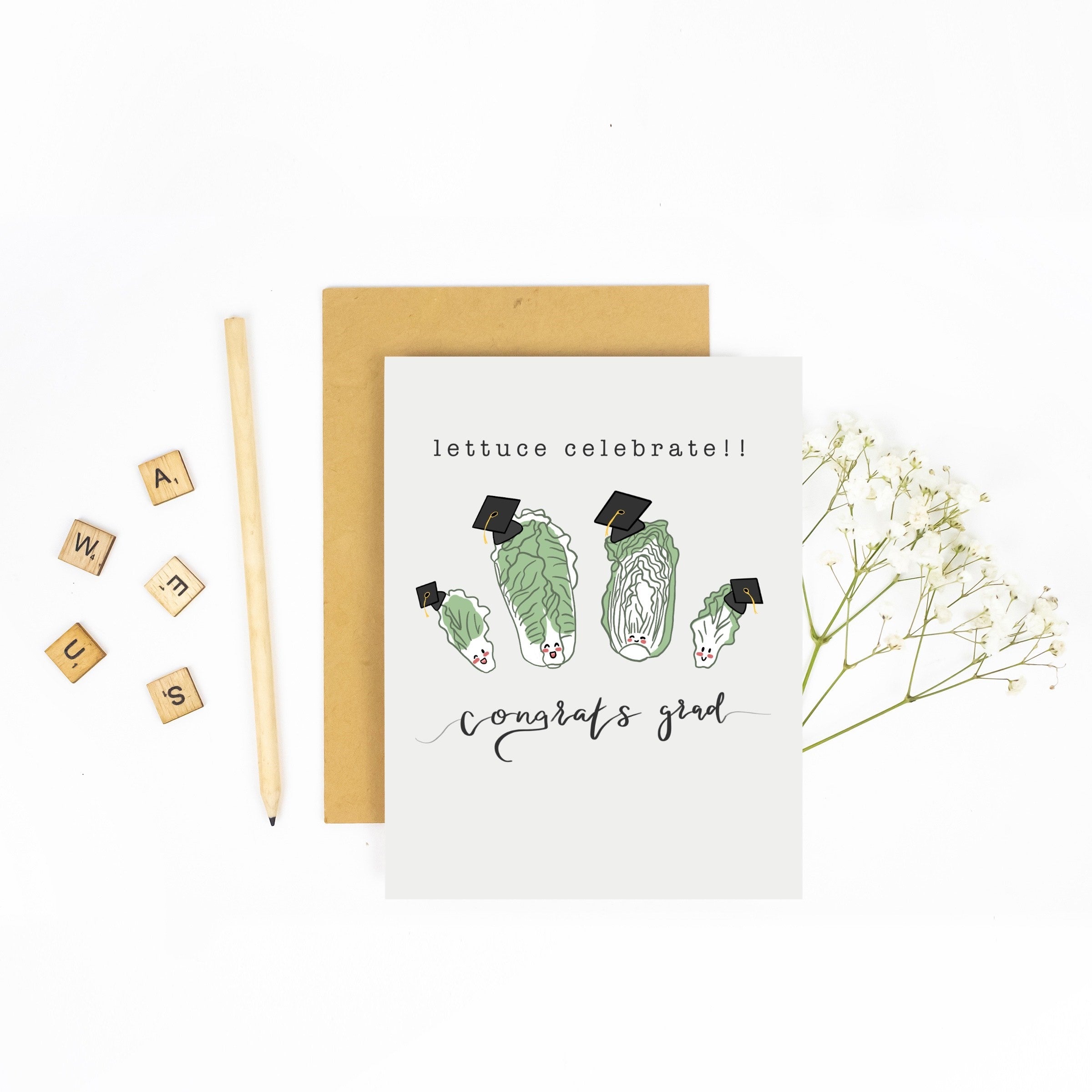 Lettuce Celebrate! - Congratulations Card – Milky and Co. Studios