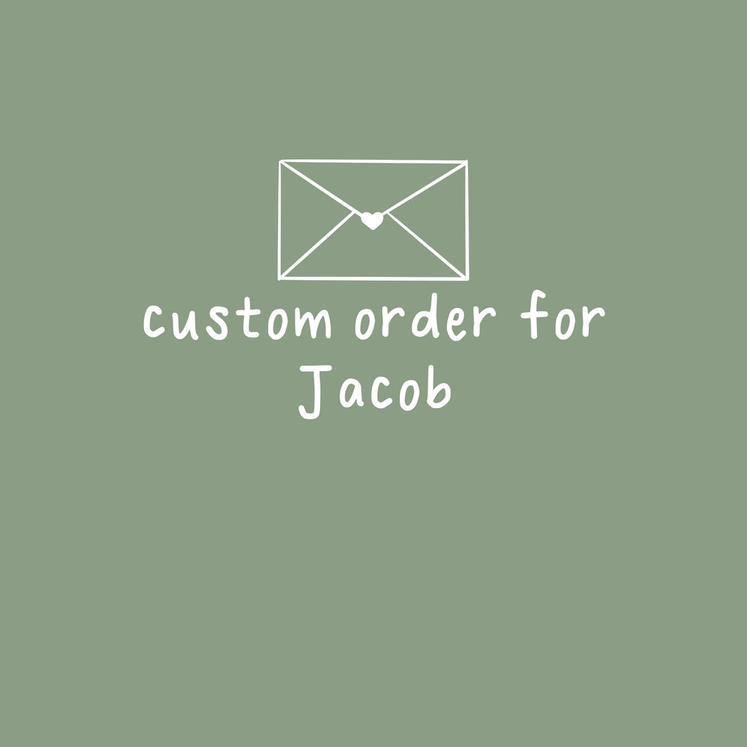 Custom Order for Jacob