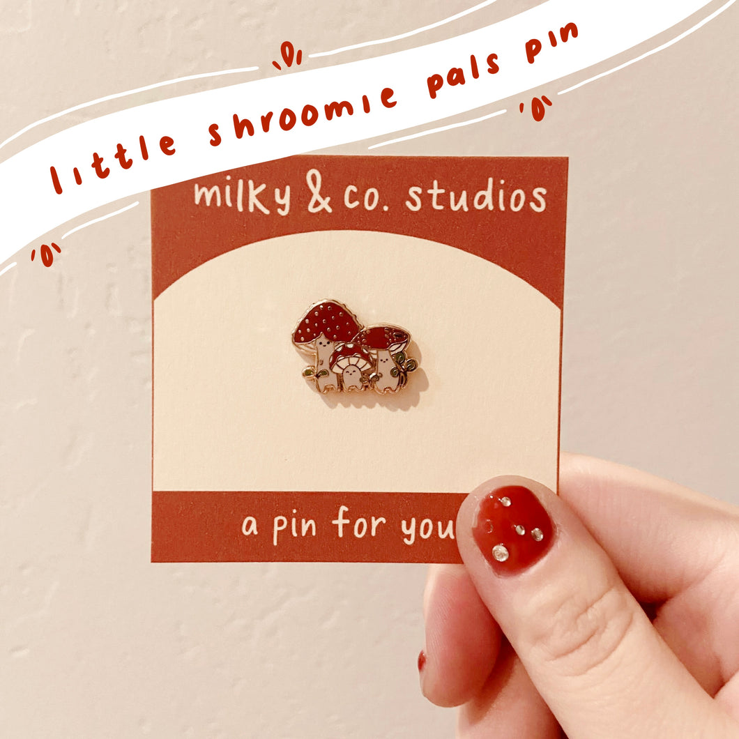 Little Shroomies - Enamel Pins