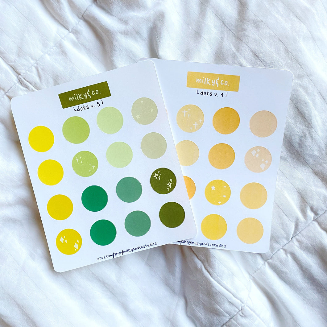 Color Dot Sticker Bundle: Spring Edition