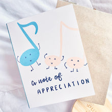Load image into Gallery viewer, A Note of Appreciation Thank You Card
