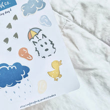 Load image into Gallery viewer, Rainy Day Sticker Sheet
