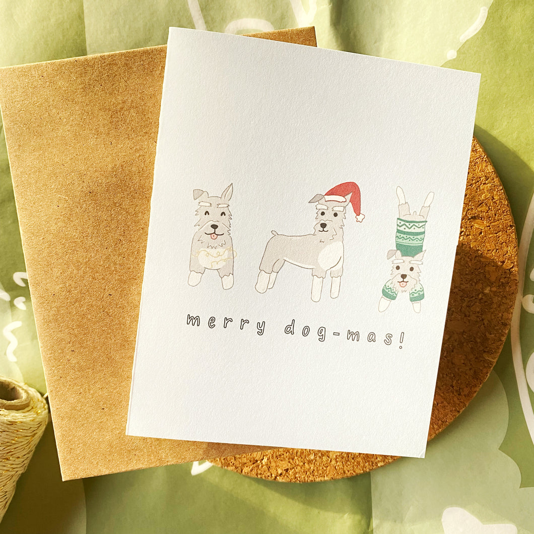 Merry Dog-Mas Holiday Card